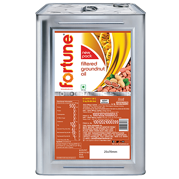 Buy Fortune Filtered Groundnut Oil Online at Best Price of Rs 2912