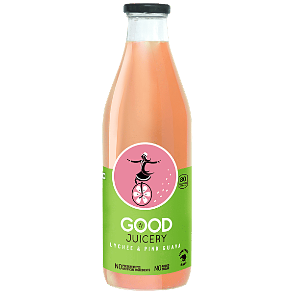 Buy Good Juicery Lychee & Pink Guava Juice Online at Best Price of Rs
