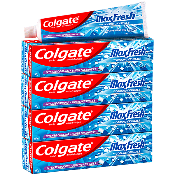 Buy Colgate MaxFresh Toothpaste, Blue Gel Paste with Menthol for Super