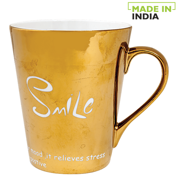 Buy Claycraft Zing Milk Mug Ebony Smile Online at Best Price of Rs