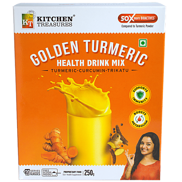 Buy Kitchen Treasures Golden Turmeric Nutrition Drink Mix Online at