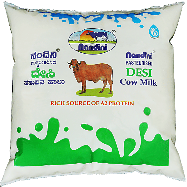 Buy Nandini A2 Pasteurised Cow Milk Online at Best Price of Rs null