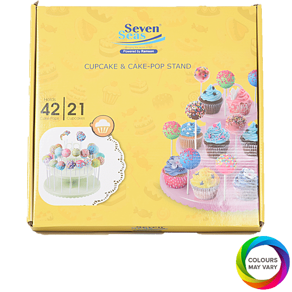 Buy Seven seas Silicone Cupcake & Cake Pop Stand Plastic, Assorted