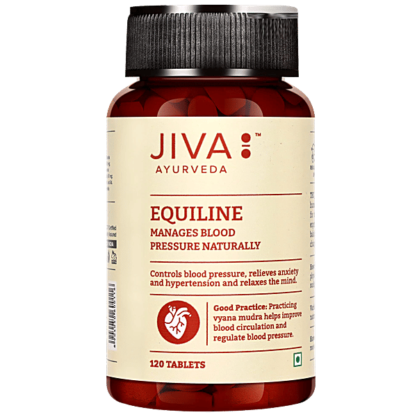 Buy Jiva Ayurveda Equiline Tablet Manages Blood Pressure, Prevents