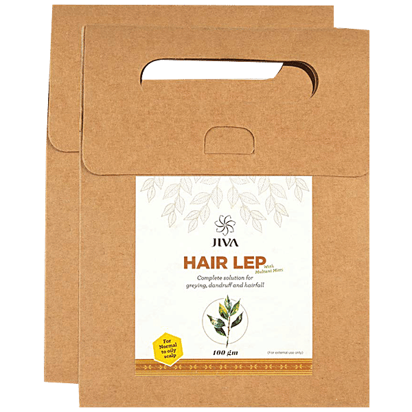 Buy Jiva Ayurveda Hair Lep With Multani Mitti, Solution For Greying