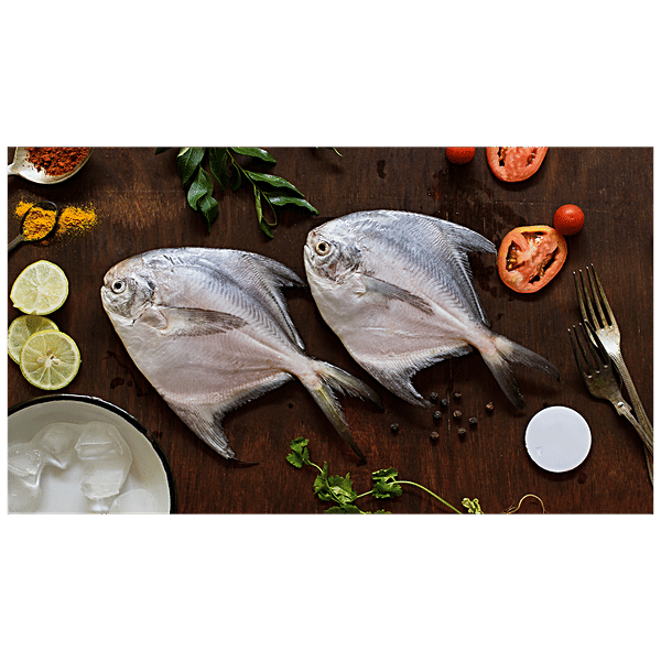 Buy fresho! White pomfret Fish LargeB Online at Best Price of Rs 1080