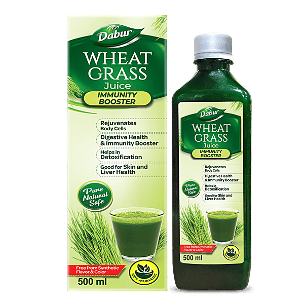 Buy Dabur Wheatgrass Juice 100 Ayurvedic Health Juice For Immunity