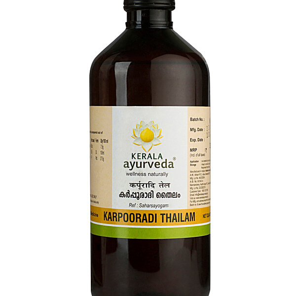 Buy Kerala Ayurveda Karpooradi Thailam Online at Best Price of Rs 390
