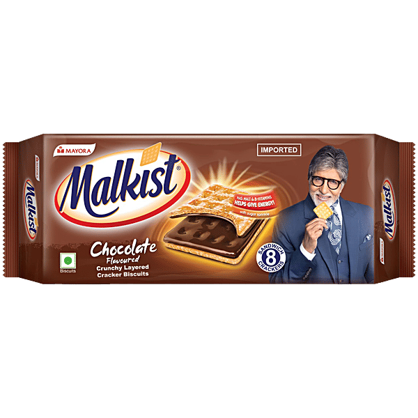 Buy Malkist Chocolate Flavoured Cracker Biscuits Family Pack Online