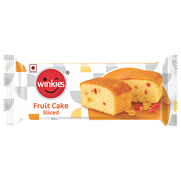 Buy Winkies Fruit Cake Sliced Fluffy, Soft, Rich In Taste Online at