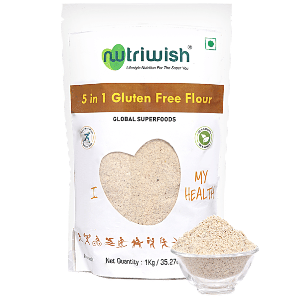 Buy Nutriwish 5in1 Gluten Free Flour Online at Best Price of Rs 600