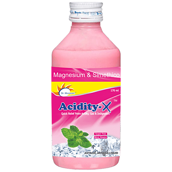 Buy Dr. Morepen AcidityX Syrup Relief From Acidity, Gas