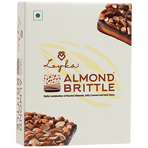 Buy Loyka Almond Brittle Roasted Almonds, Salty Caramel & Dark Choco