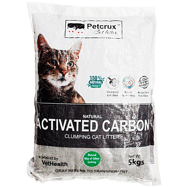 Buy Petcrux Exclusive Scoopable Natural Activated Carbon Cat Litter