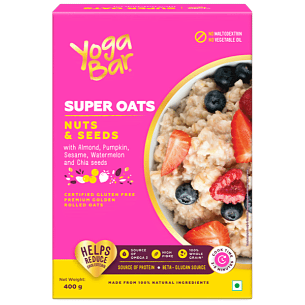 Buy Yoga Bar Super Oats - Nuts & Seeds Online at Best Price of Rs 199 -  bigbasket