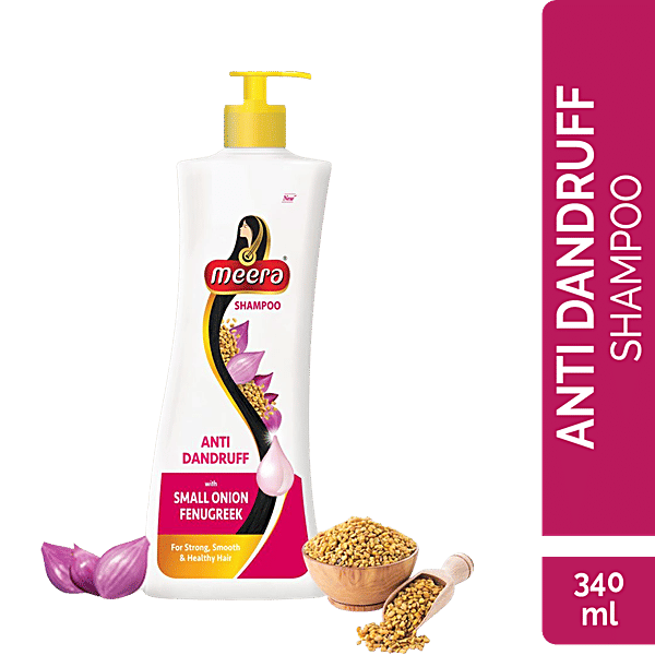 Buy Meera Anti Dandruff Shampoo With Small Onion & Fenugreek, For Men
