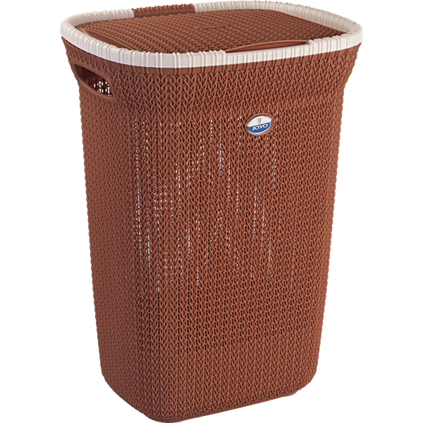 Buy JOYO Knit Laundry Basket Chocolate Dark Brown, Big Online at Best