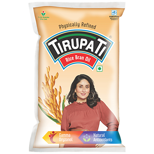 Buy Tirupati Physically Refined Rice Bran Oil Online at Best Price of