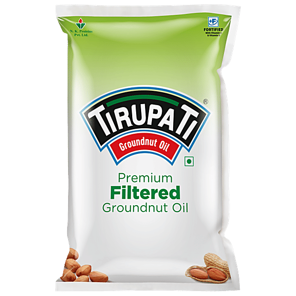 Buy Tirupati Premium Filtered Groundnut Oil Online at Best Price of Rs