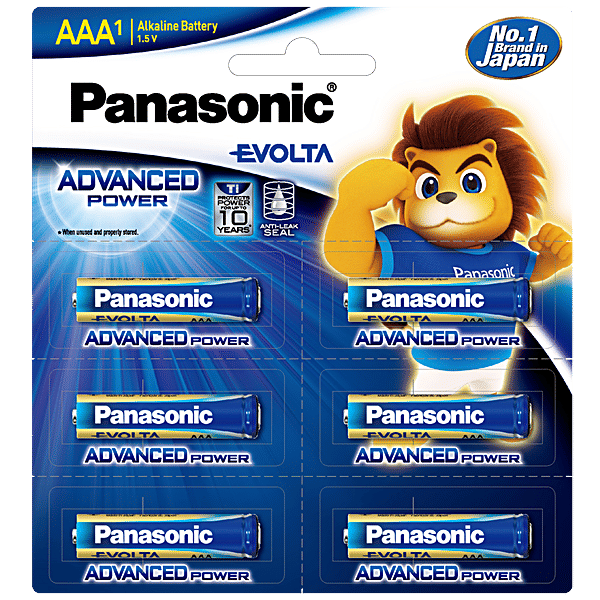 Buy Panasonic Alkaline Battery Evolta, AAA, 1.5 V, Blister Pack