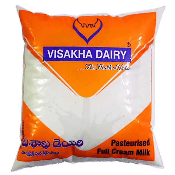 Buy Visakha Milk Pasteurised Full Cream Milk Online at Best Price of Rs