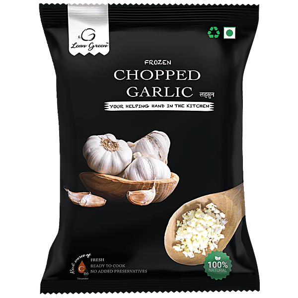 Buy LEAN GREEN Frozen Chopped Garlic Online at Best Price of Rs 199