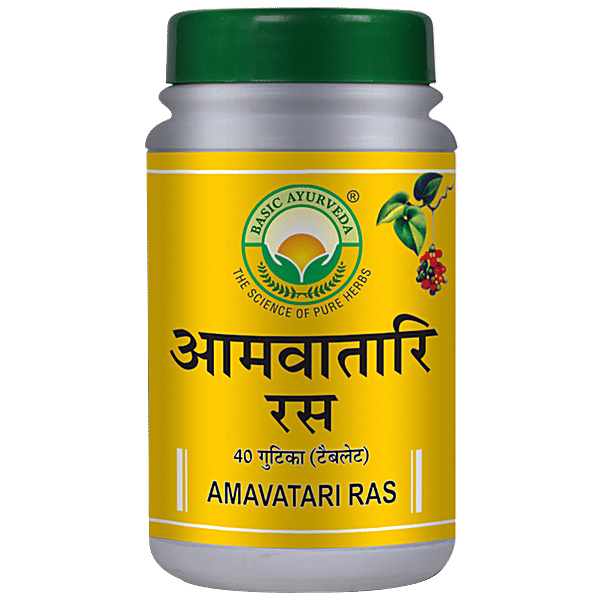 Buy Basic Ayurveda Amavatari Ras Tablets Joint Inflammation & Wound
