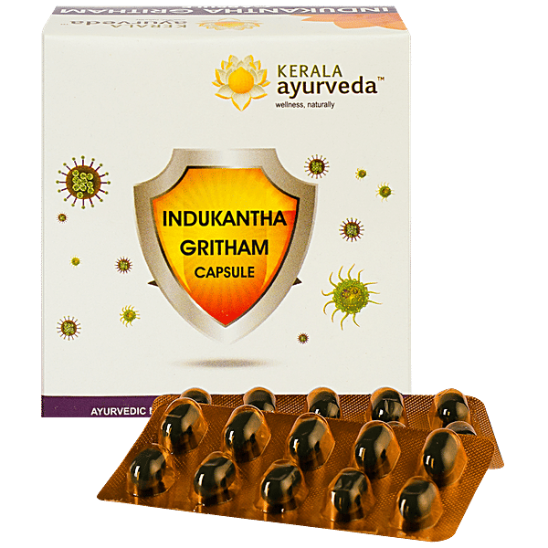 Buy Kerala Ayurveda Indukantha Gritham Capsules Online at Best Price of
