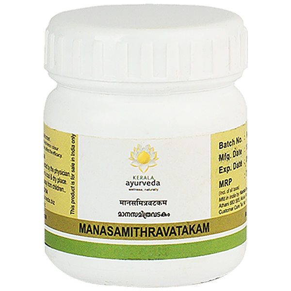 Buy Kerala Ayurveda Manasamithravatakam 25 count Herbal Tablet