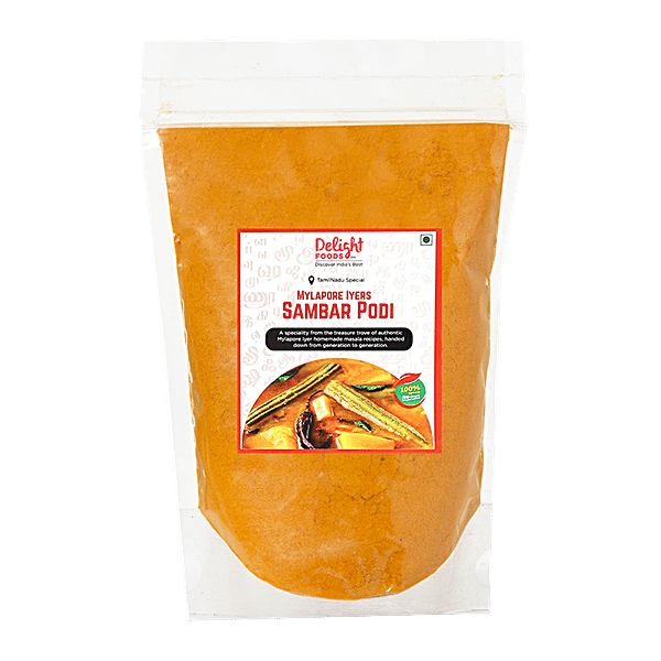Buy Delight Foods Mylapore Iyers Sambar Podi Chennai Recipe Online at
