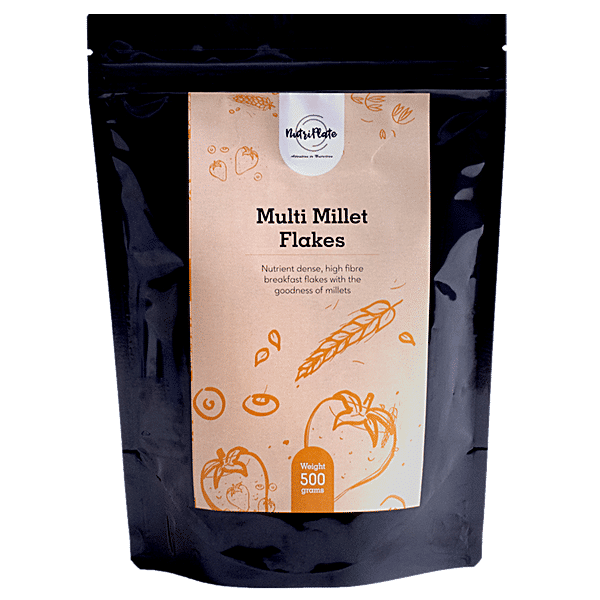 Buy Nutriplate India Multi Millet Flakes Rich In Nutrition Online at