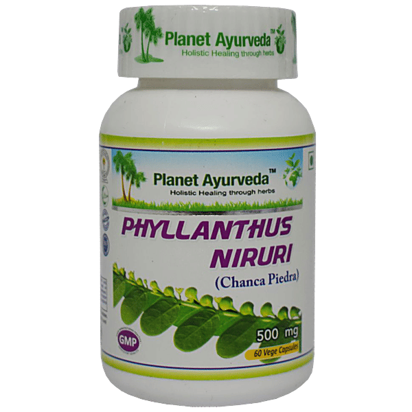 Buy Ayurveda Phyllanthus Niruri Capsules Chanca Piedra Online