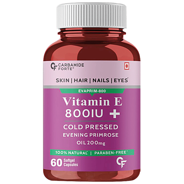 Buy Carbamide Forte Vitamin E 800 IU + Evening Primrose Oil 200mg