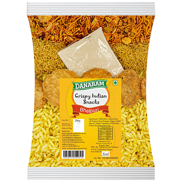 Buy Danaram Crispy Indian Snacks Bhel Puri Online at Best Price of Rs 60 bigbasket