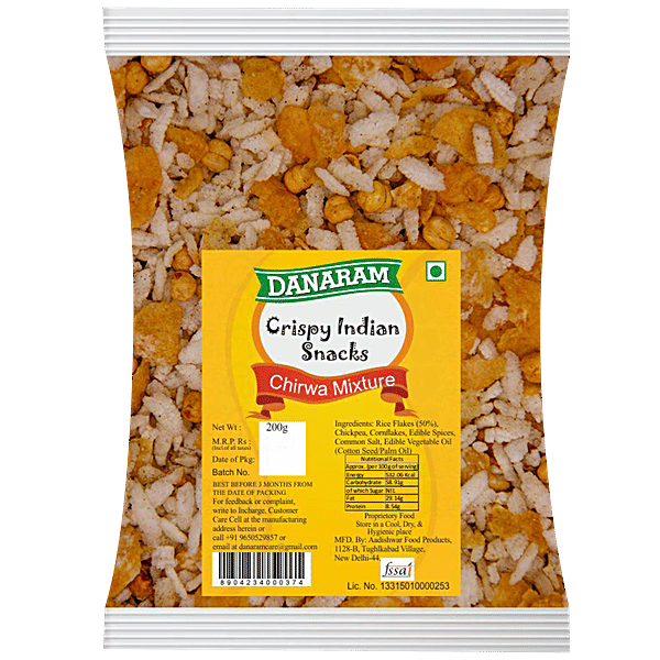 Buy Danaram Crispy Indian Snacks Chirwa Mixture Online at Best Price