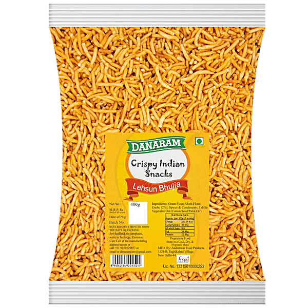 Buy Danaram Crispy Indian Snacks Lehsun Bhujia Online at Best Price of Rs 120 bigbasket