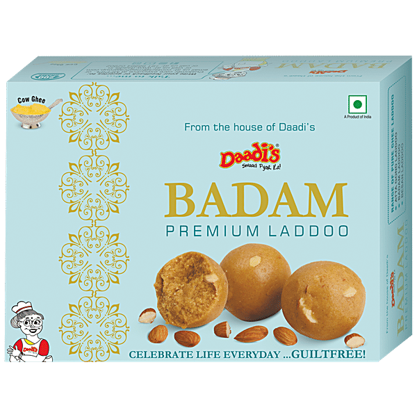 Buy Daadi's Badam Laddoo Made In Pure Ghee Online at Best Price of Rs