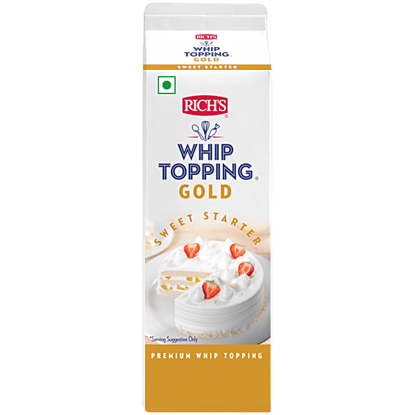 Buy Richs Whip Topping Gold, Cream Topping For Cakes, Cupcakes Online
