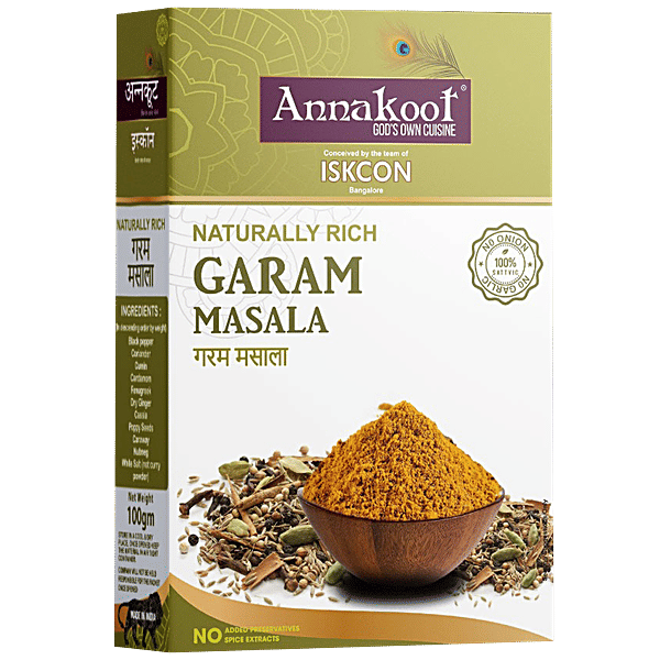 Buy Annakoot Garam Masala Powder Naturally Rich, Fresh & Natural