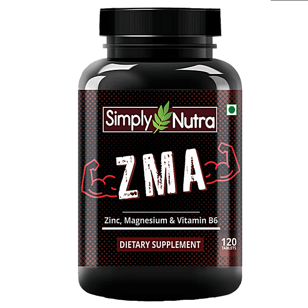 Buy Simply Nutra ZMA Supplement Tablets With Zinc, Magnesium