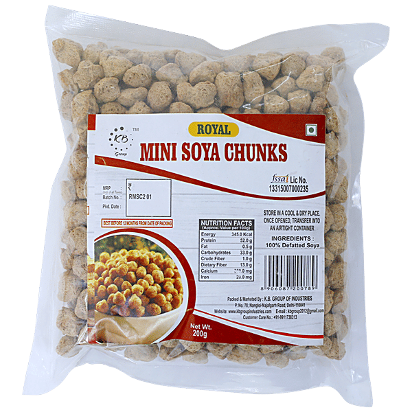 Buy Royal Mini Soya Chunks Strengthens Your Immunity Online at Best