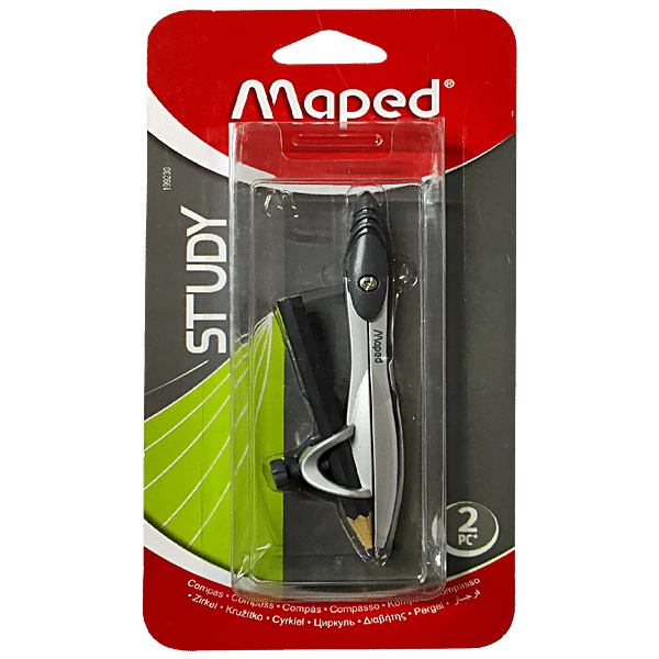  Maped Study Metal Compass with Universal Holder in
