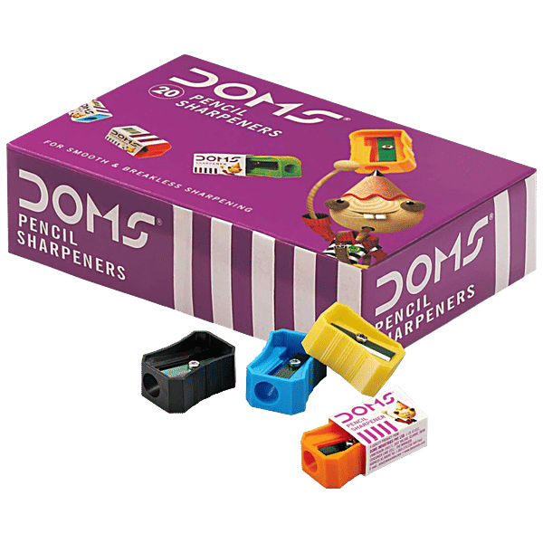 Buy Doms Pencil Sharpeners Easy Grip, Durable, Compact Online at Best