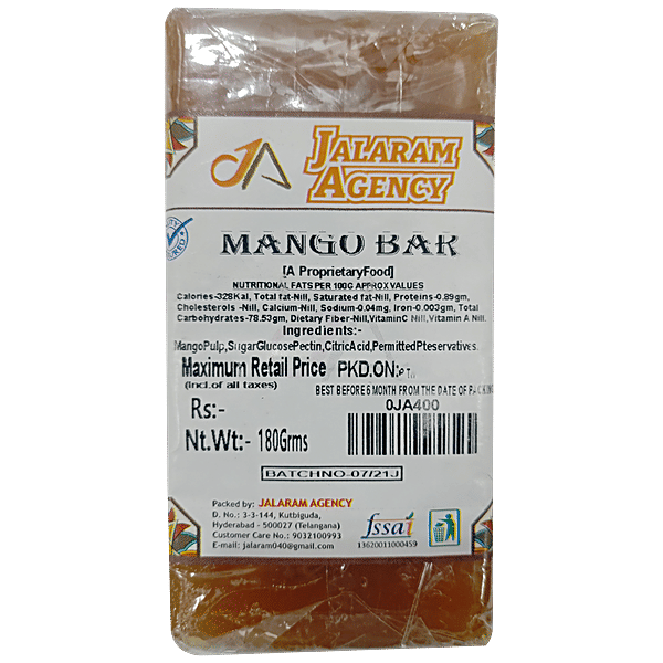 Buy Jalaram Mango Bar Rich In Vitamin C, Iron, Aids In Digestion