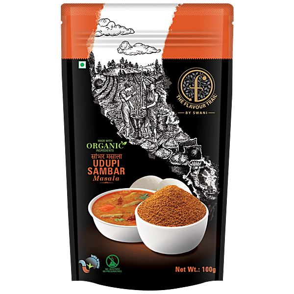 Buy The Flavour Trail by Swani Made with Organic Udupi Sambar Masala