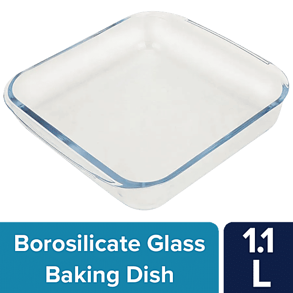 Buy bb home Glass Squaree Borosilicate Baking Dish Online at Best Price