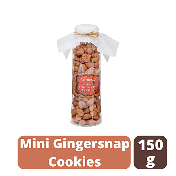 Buy Puffmaster Mini Gingersnap Cookies No Preservative, 100 Eggless