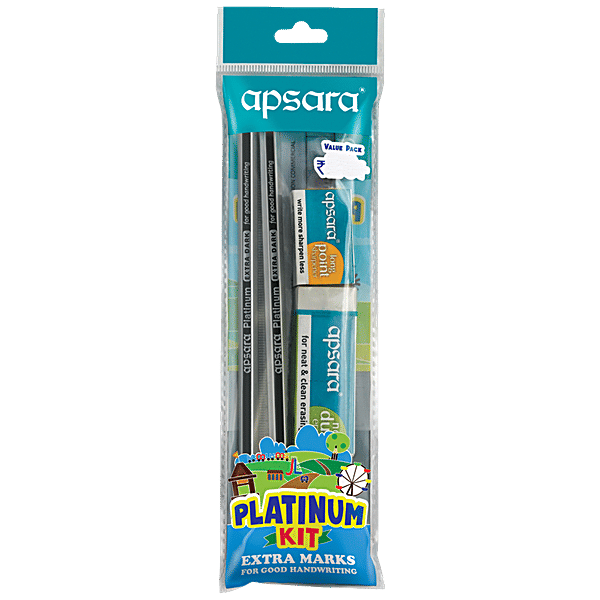 Buy Apsara Platinum Kit Assorted Stationery, Useful For Children