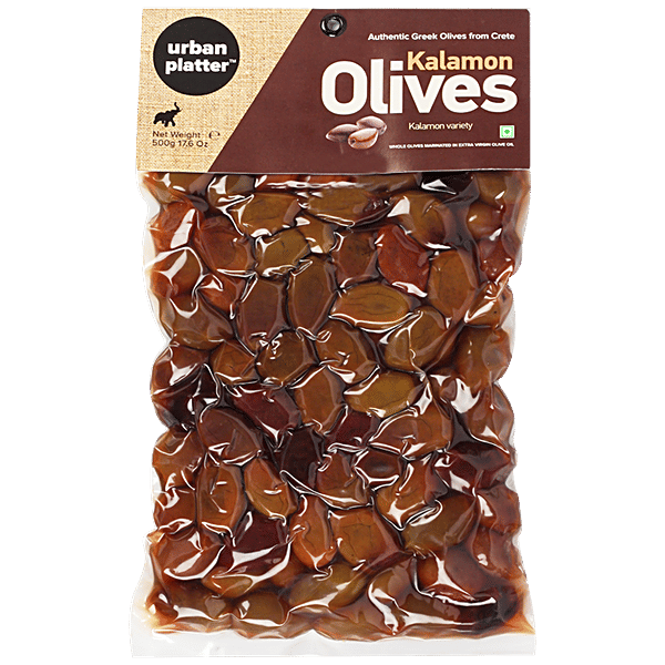 Buy Urban Platter Black Kalamata Kalamon Olives Rich In Vitamin, Iron & Calcium Online at Best