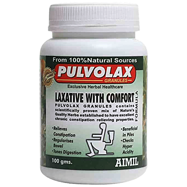 Buy AIMIL Pulvolax Granules Laxative With Herbal Ingredients Online at Best Price of Rs 187